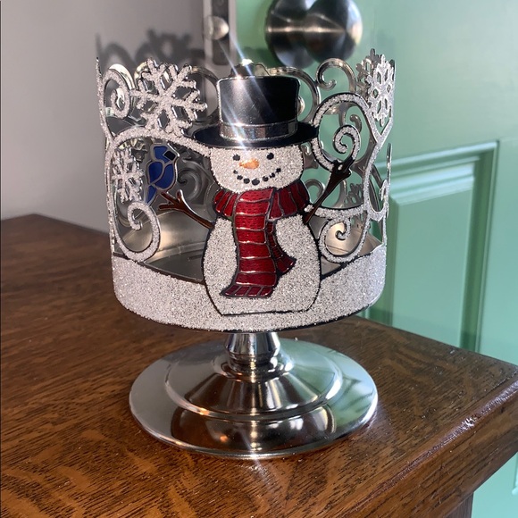 Bath & Body Works Other - Bath & Body Works Snowman Candle Holder